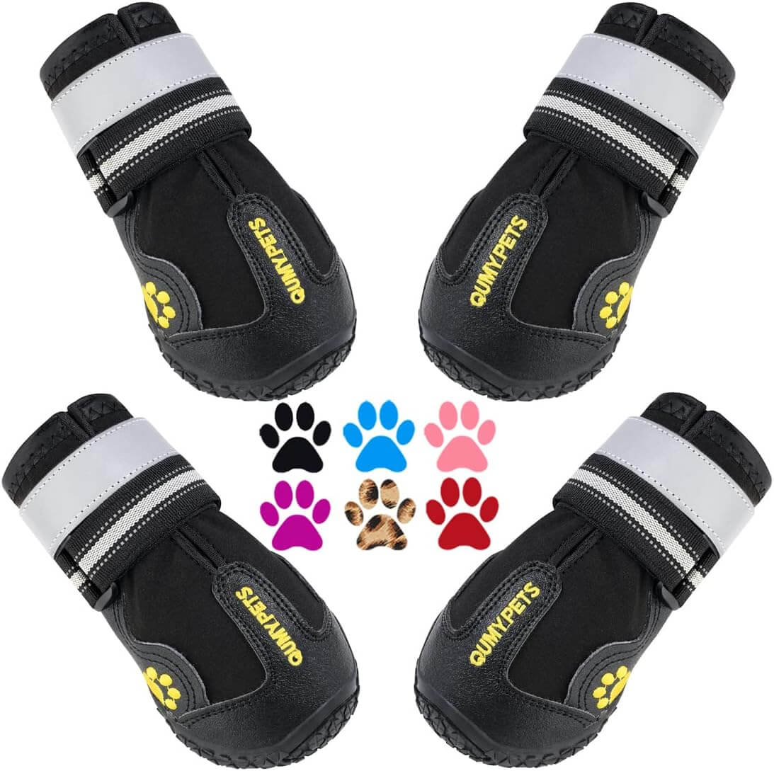 QUMY Dog Boots for medium dogs