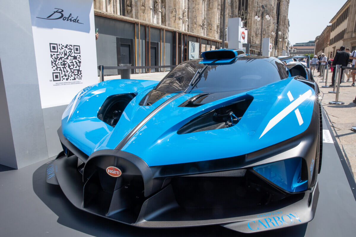Bugatti Bolide at the Milano Monza Motor show