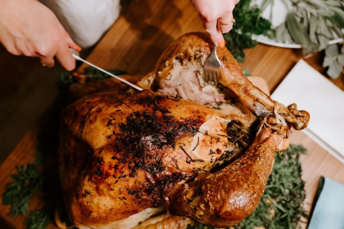 Roasted turkey