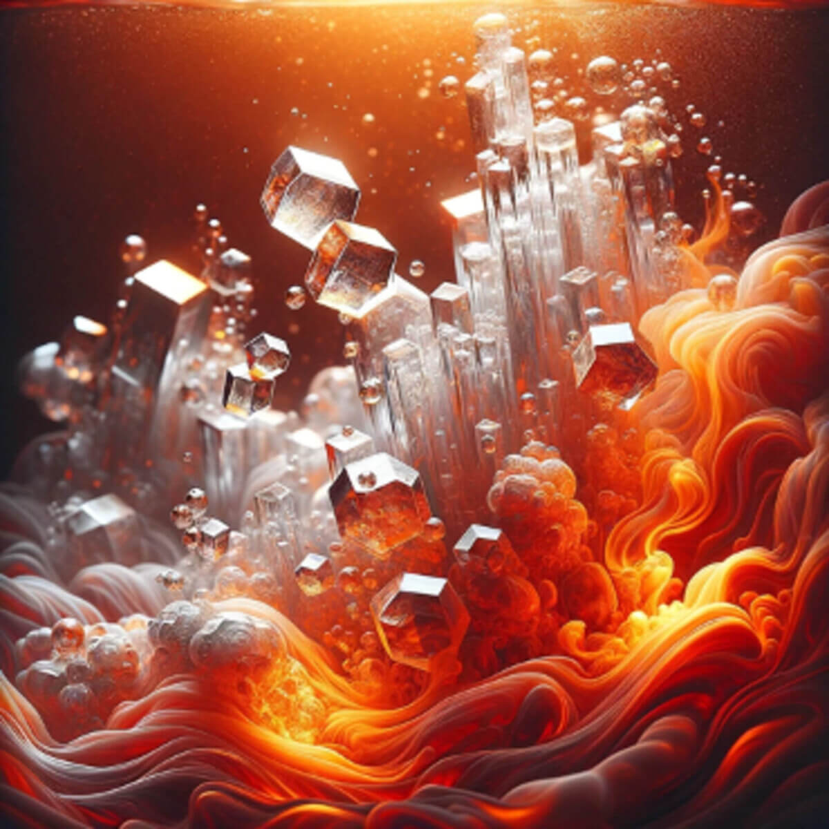 silica crystals