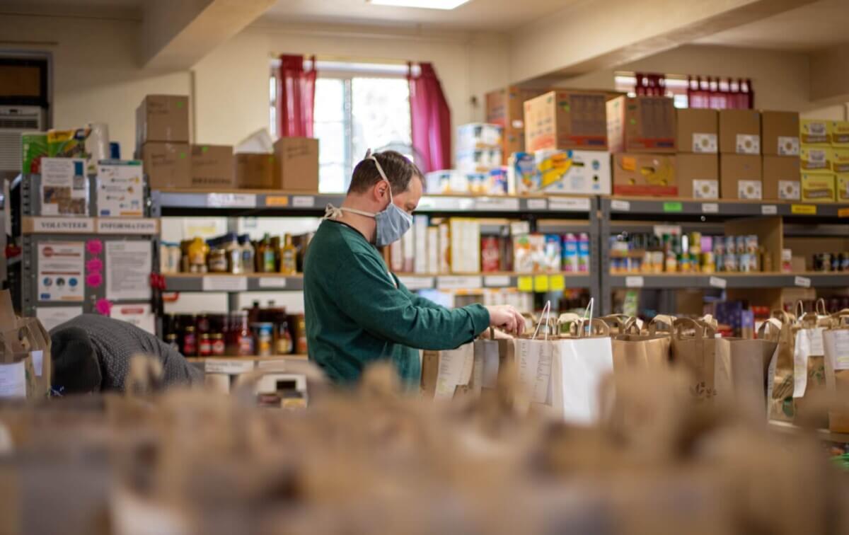 Photo of a food bank