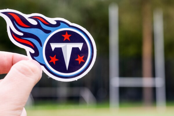 Titans football sticker