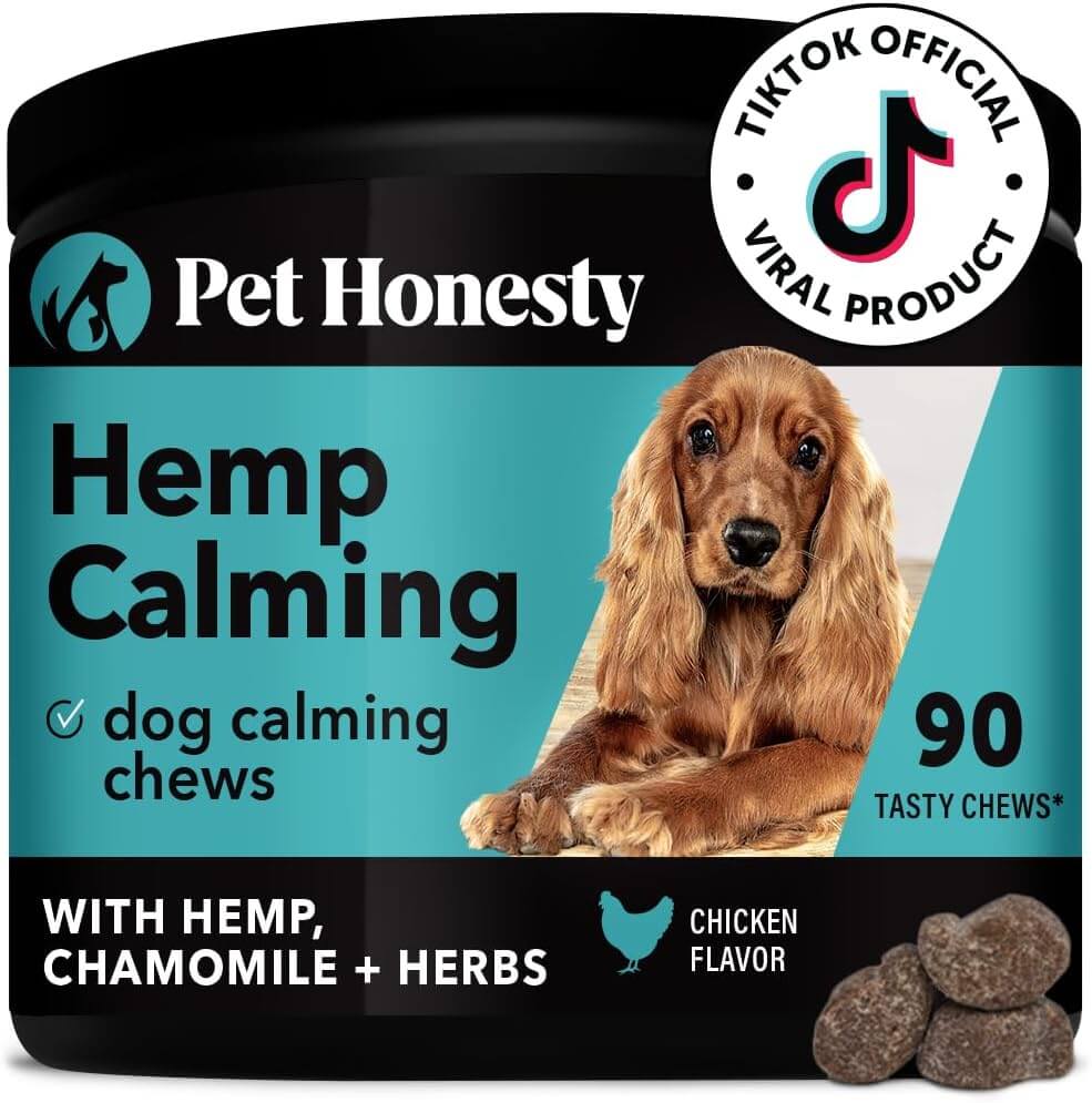 PetHonesty Advanced Calming Hemp Treats for Dogs