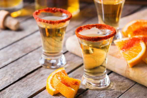 Shots of Mezcal