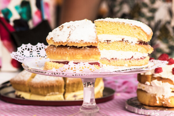 cake on a table