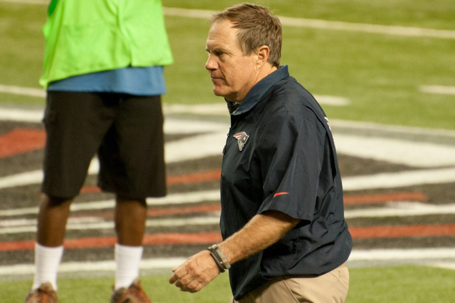 Bill Belichick of the New England Patriots