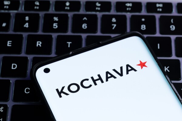 Kochava logo on smartphone