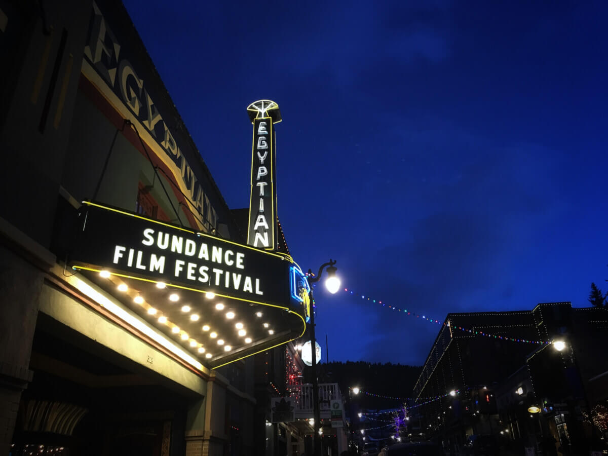 One of the theaters involved with The Sundance Film Festival, The Egyptian Theater