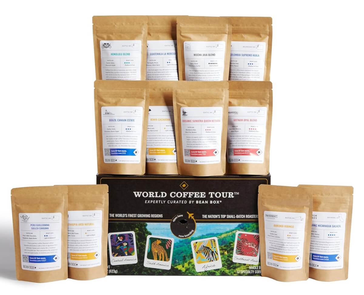 Bean Box World Coffee Tour Box