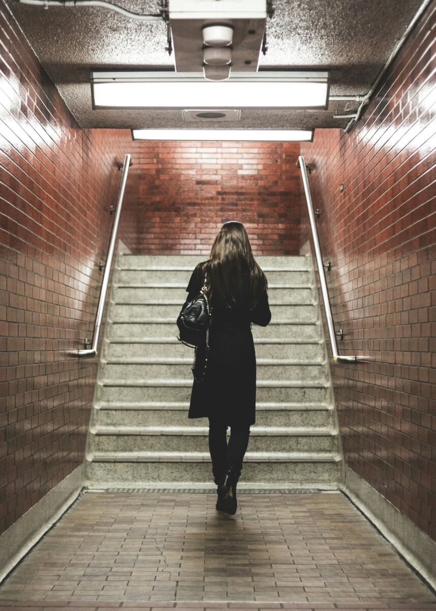 woman walking