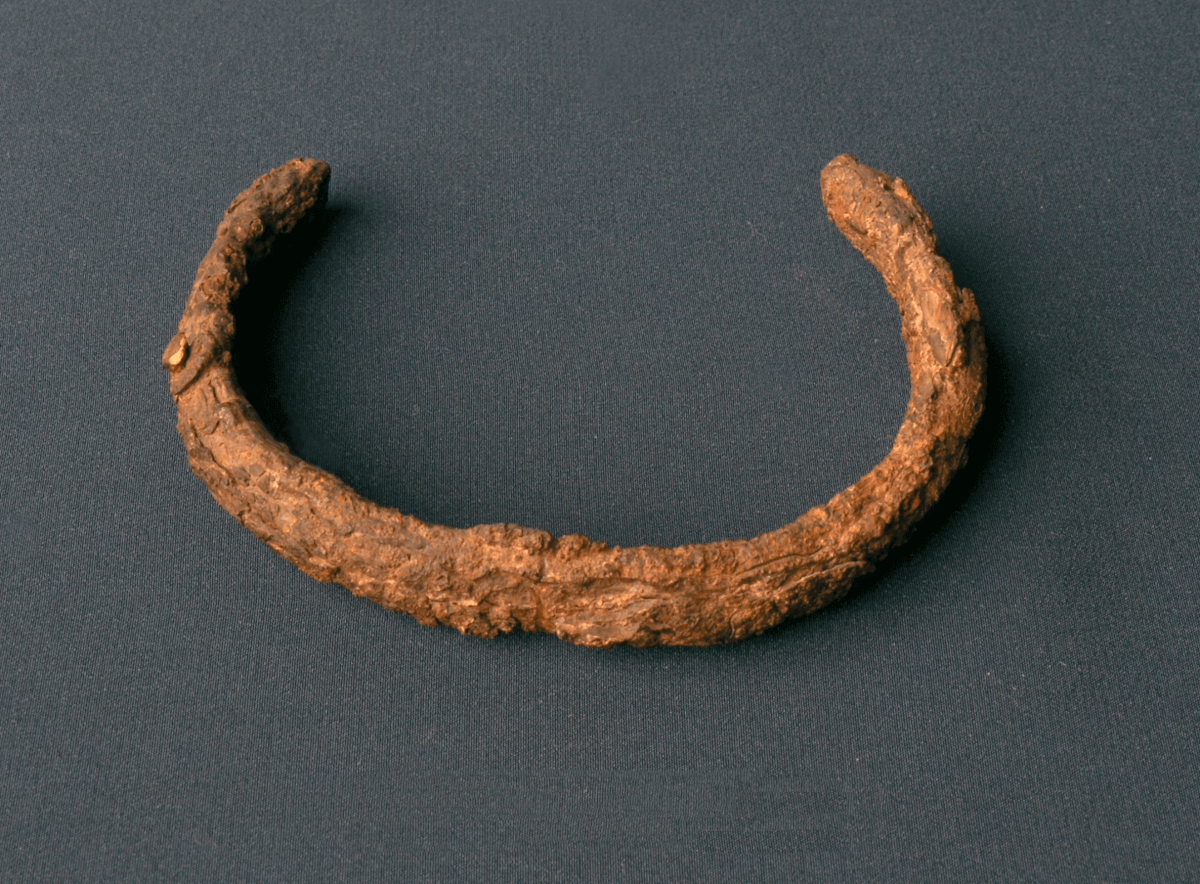 meteorite iron bracelet