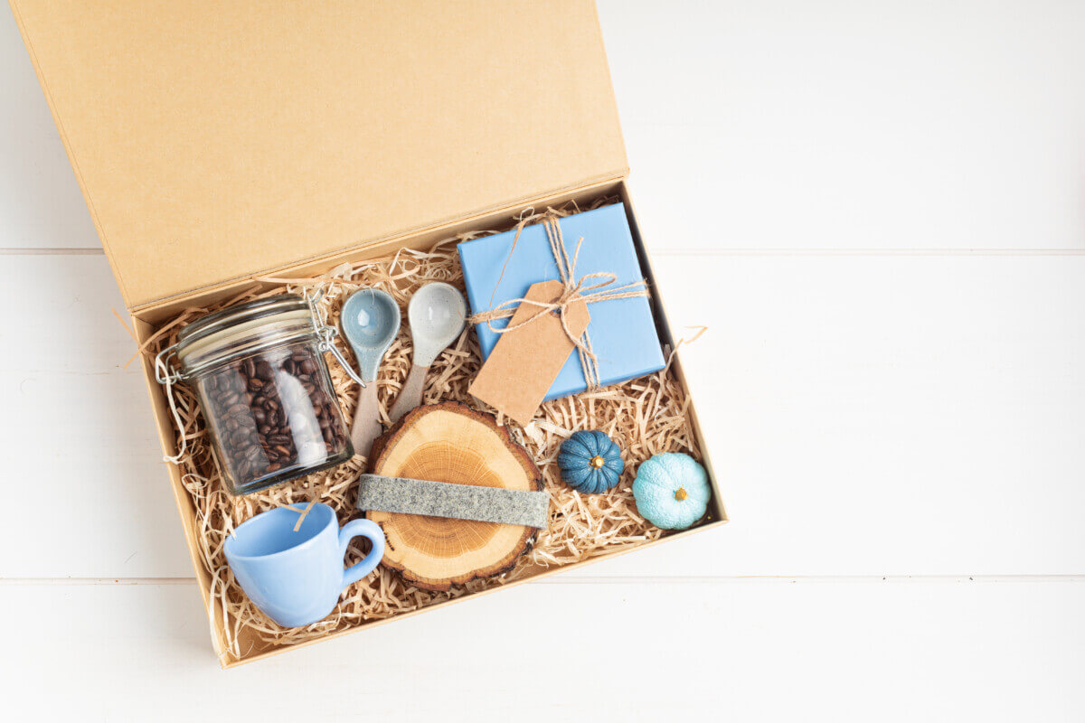 A coffee subscription box