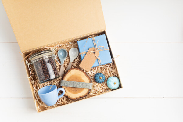 A coffee subscription box