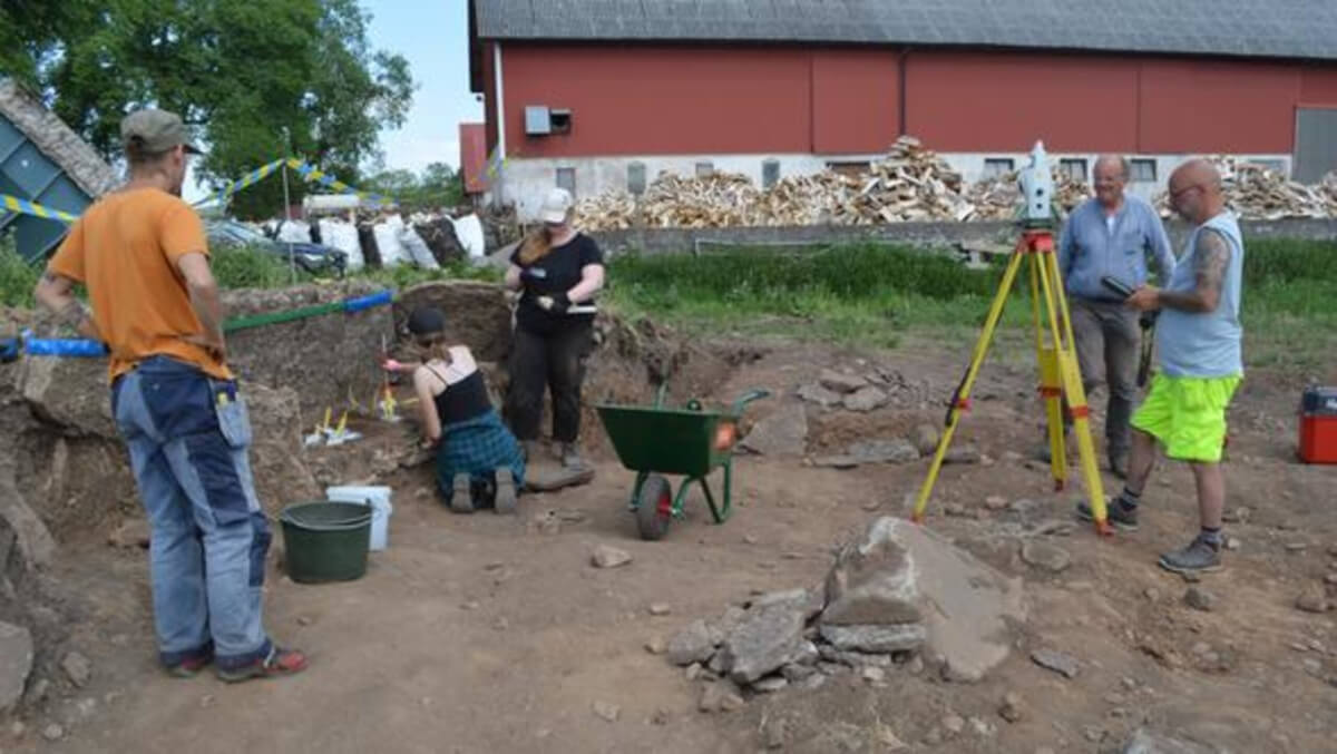 The excavation was carried out in June 2023