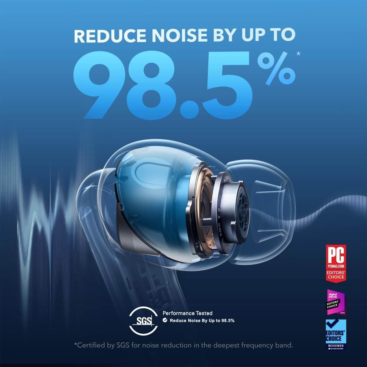soundcore by Anker Liberty 4 NC Wireless Noise Cancelling Earbuds