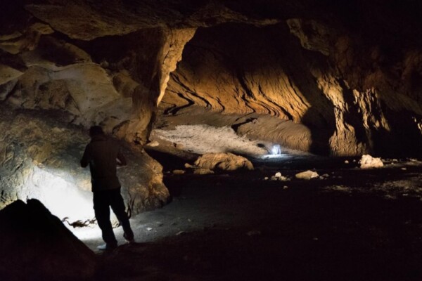 Pebdeh Cave located in the southern Zagros Mountains.