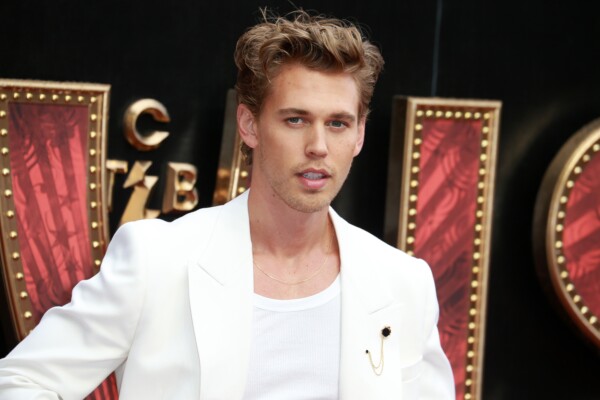 Austin Butler at a screening of "Elvis" in London, 2022
