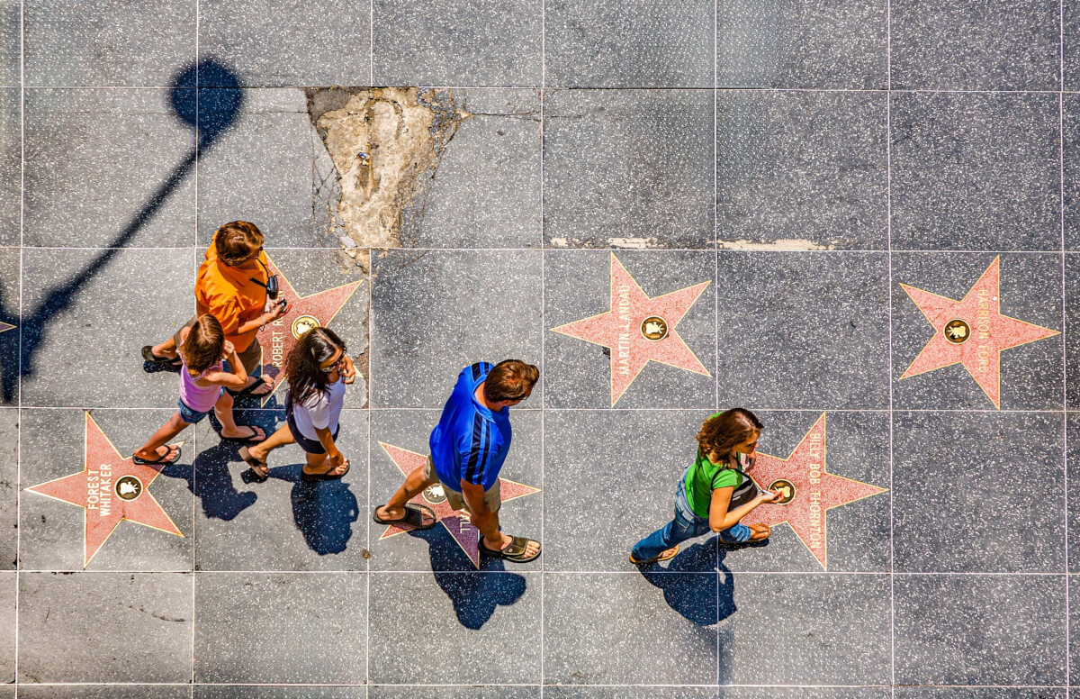 The Hollywood Walk of Fame