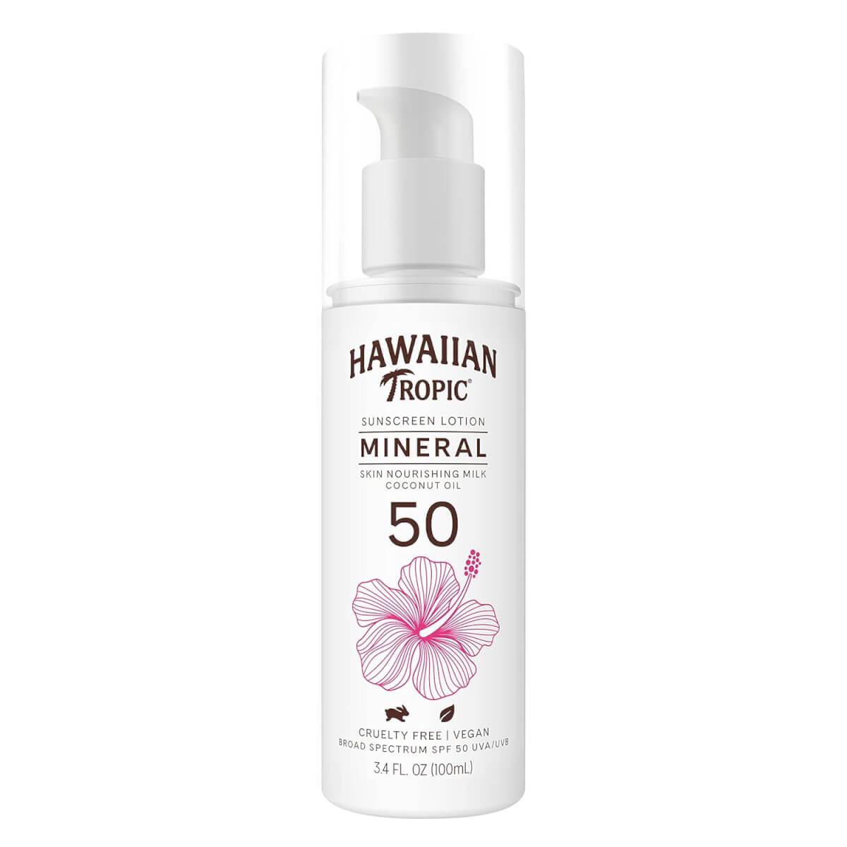 Hawaiian Tropic Mineral Sun Milk Body Lotion SPF 50