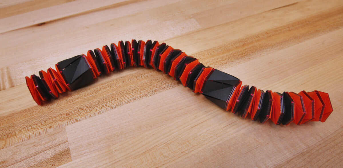 Origami caterpillar