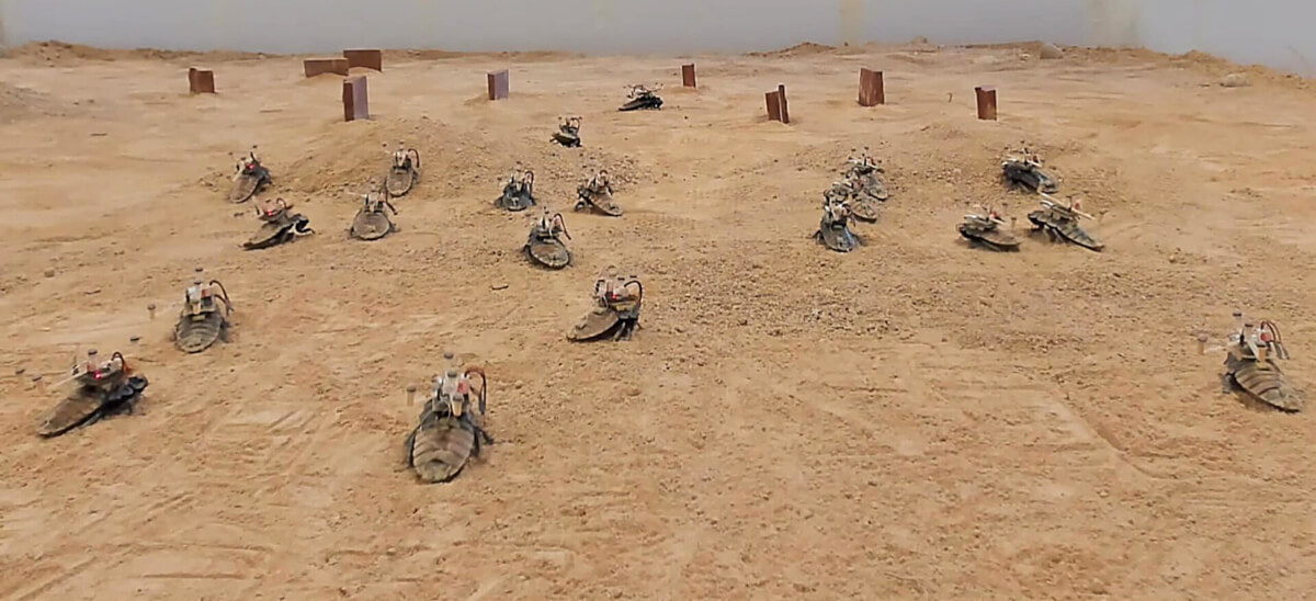 This army of cyborg cockroaches is actually coming to help you!