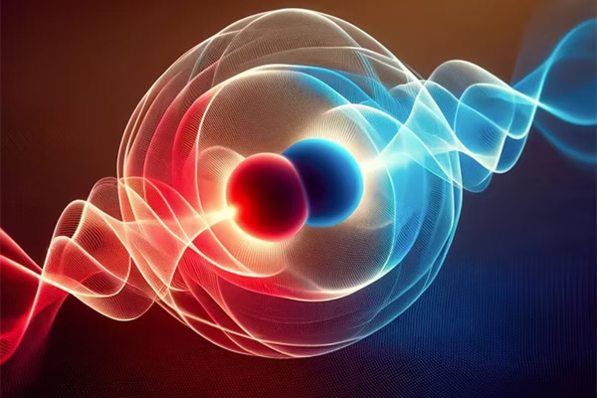 Two-color photonic dimer laser technology, in which carefully controlled pairs of light particles, or photonic dimers, are used to generate a powerful and concentrated beam of light, or laser.