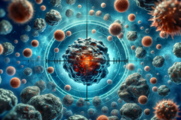 Targeted Cancer Therapy Illustration