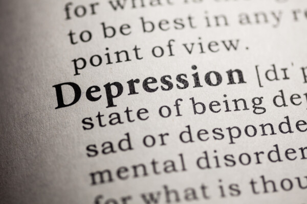 Depression in the dictionary