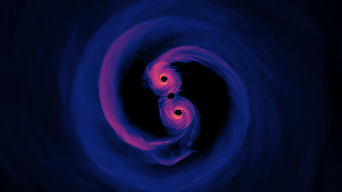 Final parsec black holes