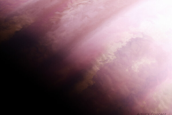 Artist's concept of WASP-39b