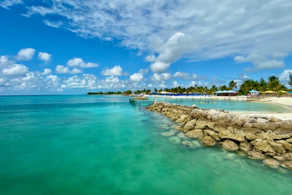 Turquoise waters in The Bahamas