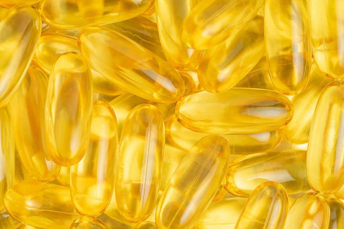 Fish oil capsules