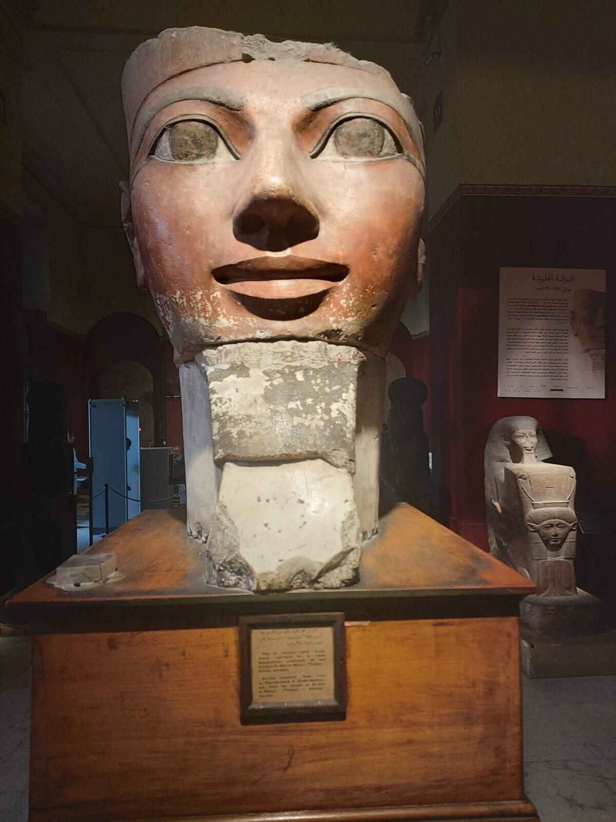 Statue of Queen Hatschepsut in the Cairo Museum.