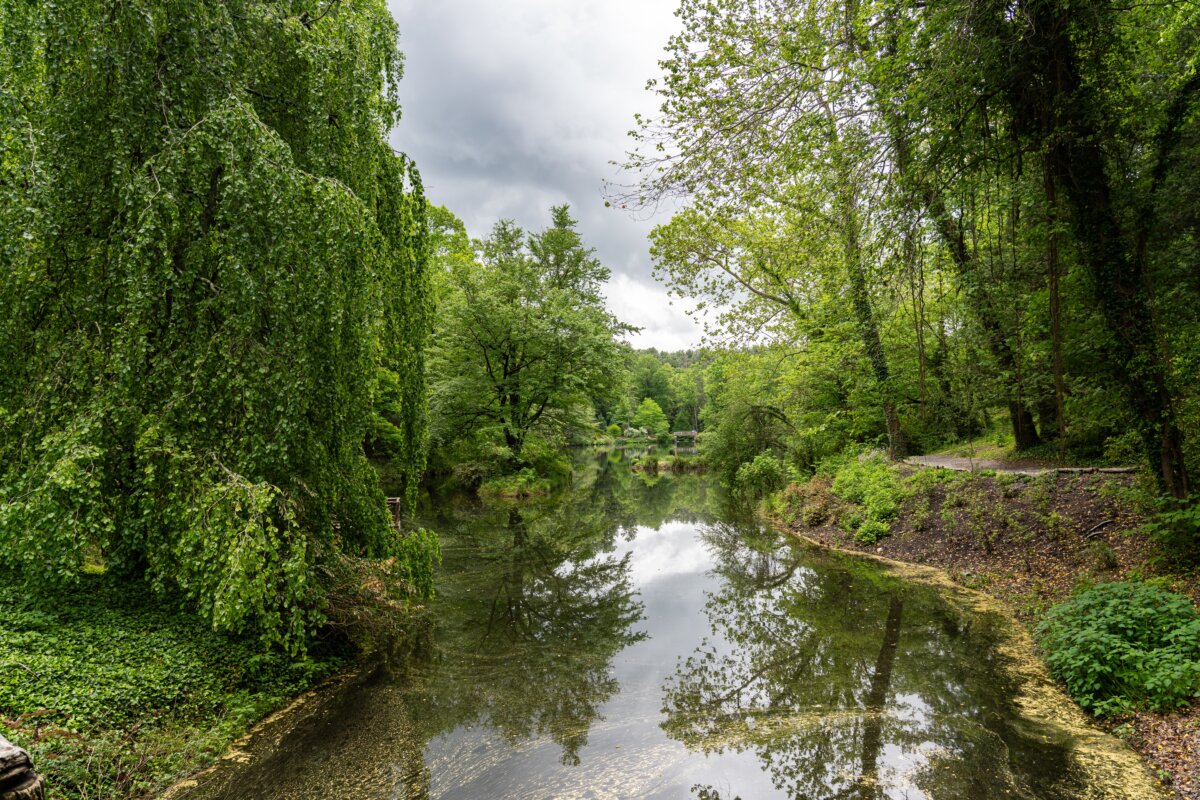 A stream in Asheville, North Carolina