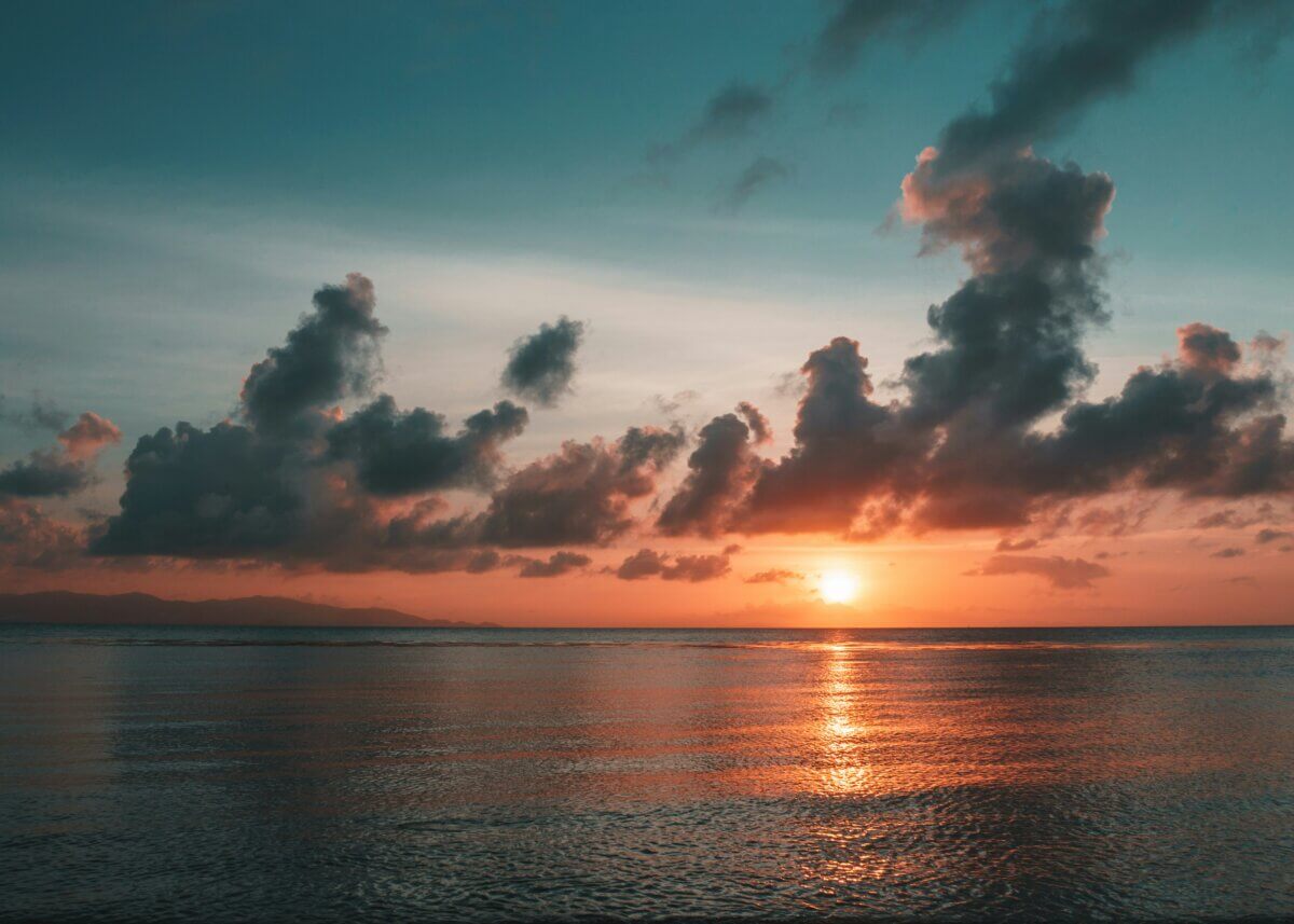 Sunset in Koh Pha Ngan, Thailand