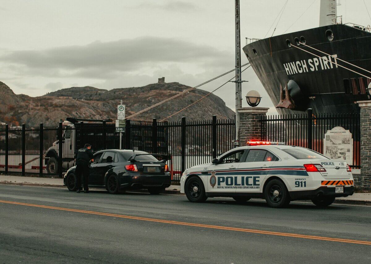 speeding police stop