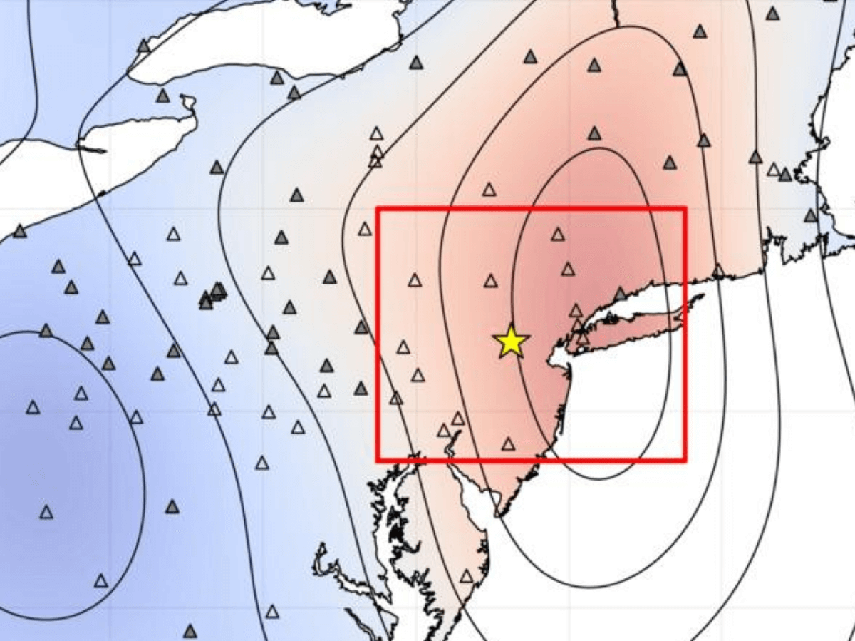east coast tremors