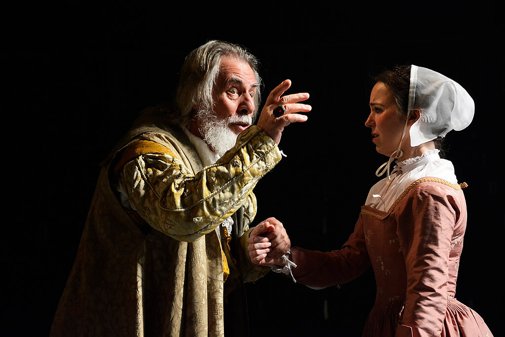 King Lear performance in theater