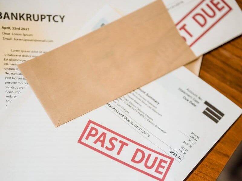 Past Due and Bankruptcy Papers