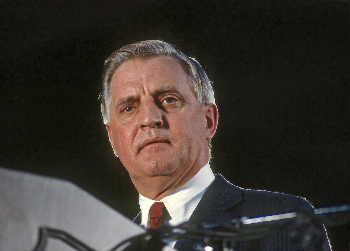 1984 Democratic presidential contender Walter Mondale