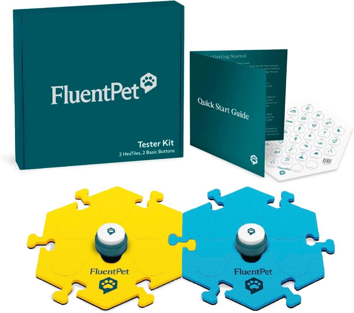 Fluent Pet Dog Talking Button Tester Kit