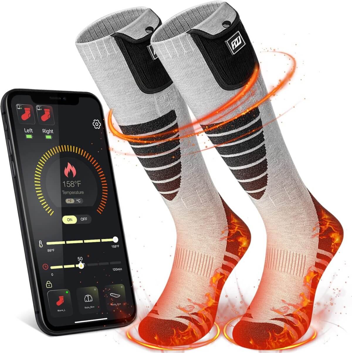 MATKAO App-Controlled Heated Socks