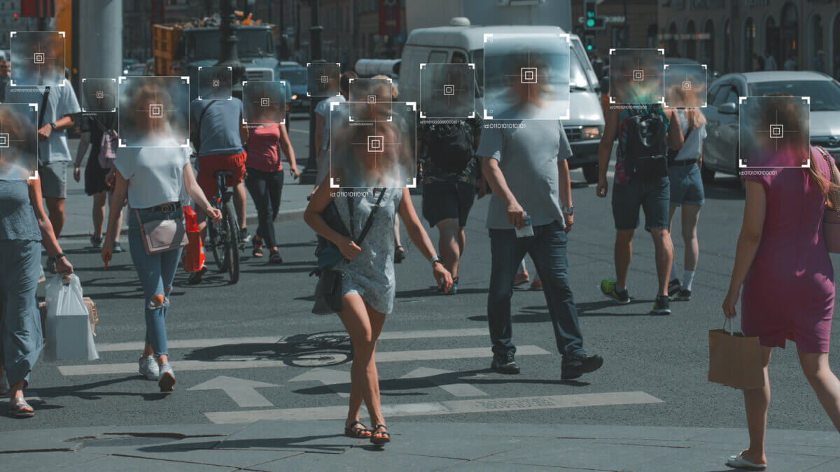 Face recognition and personal identification technologies in street surveillance cameras.