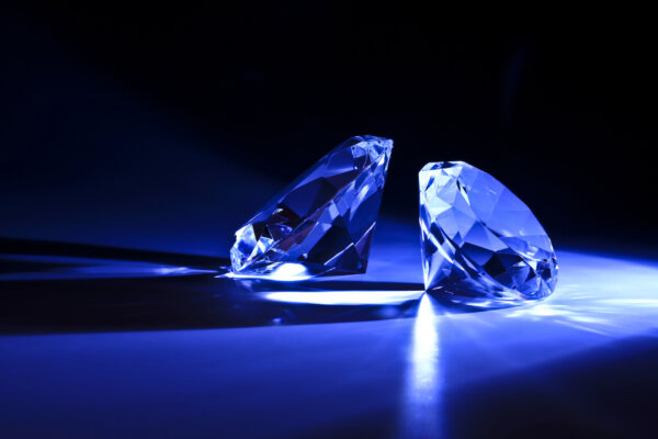 Blue diamonds