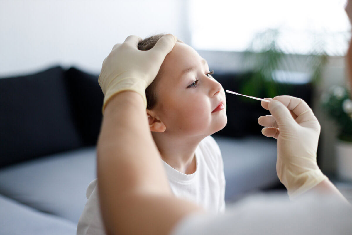 Nasal swab test