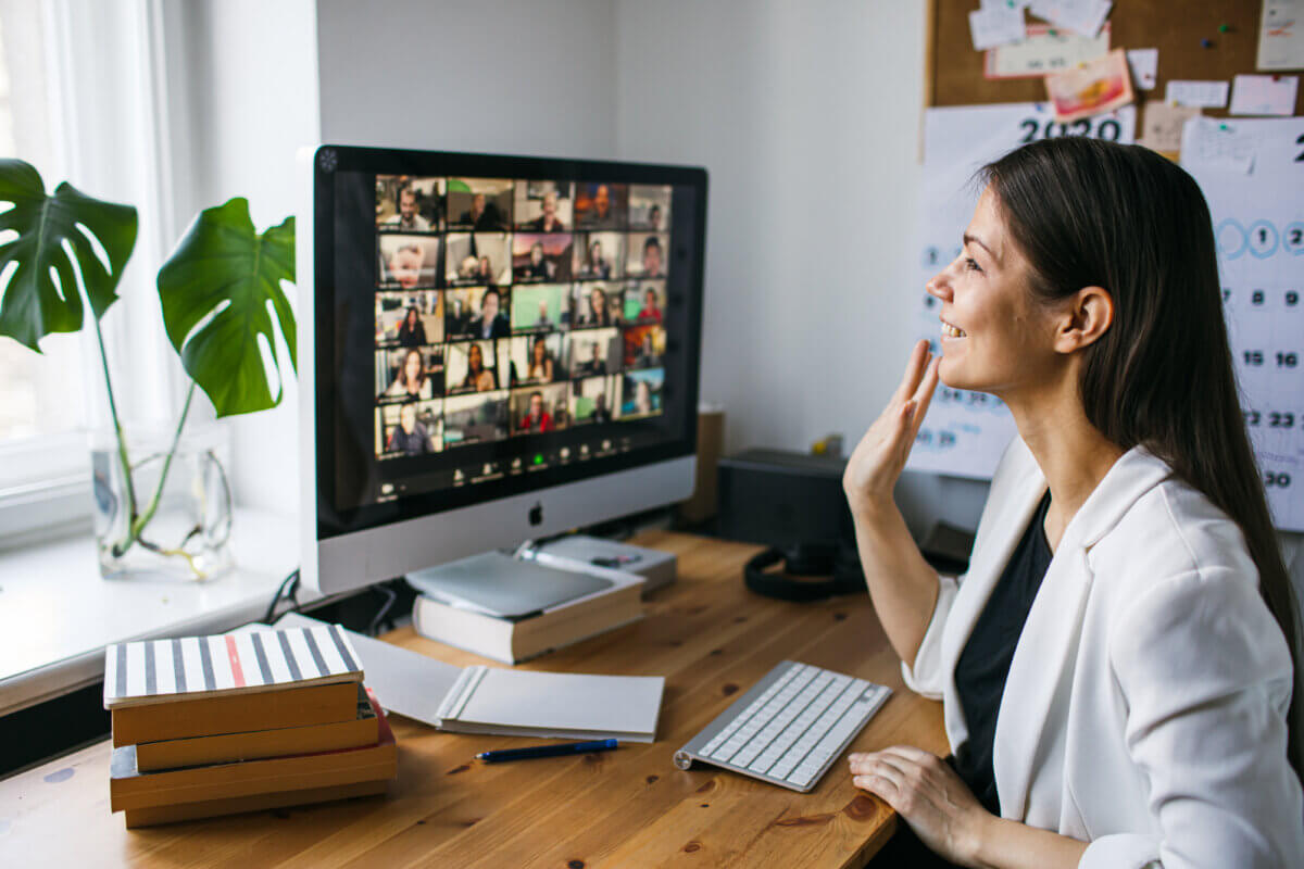 Zoom meeting or video conference call