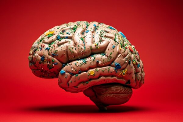 Microplastics on human brain