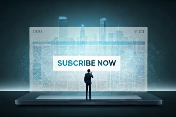 News website with paywall