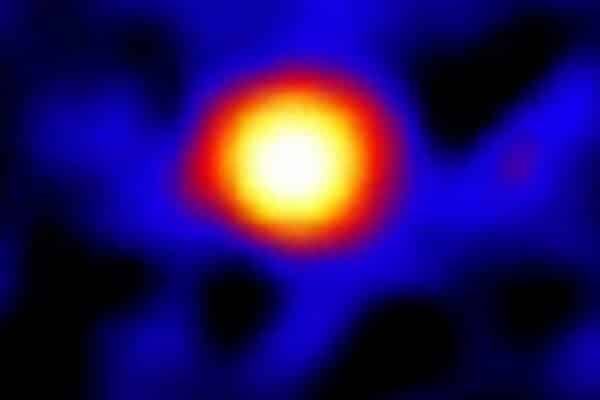 Supermassive black hole flickering