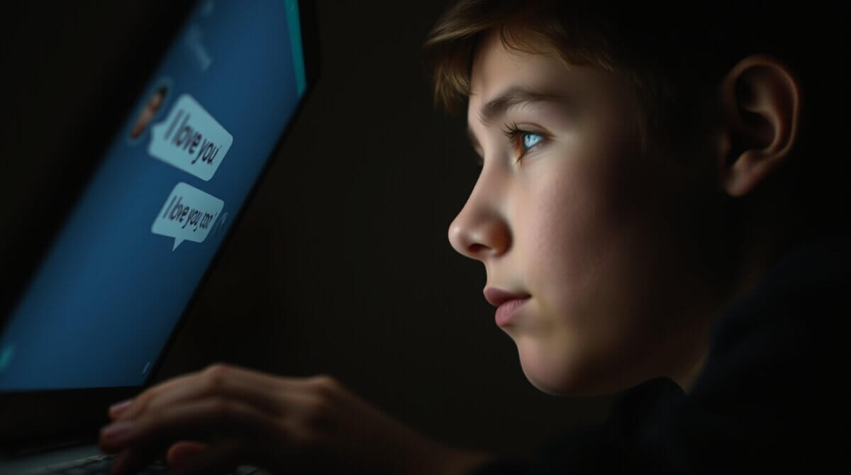 Teen in love with chatbot